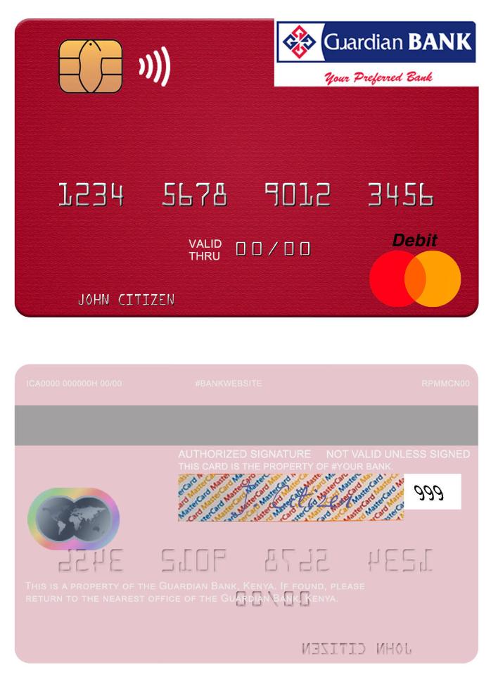 Kenya Guardian Bank mastercard